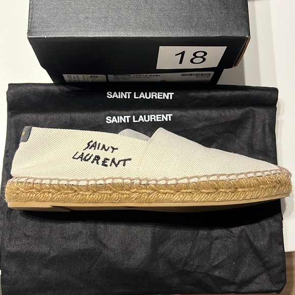 Saint Laurent signature canvas espadrilles - Picture 3 of 9